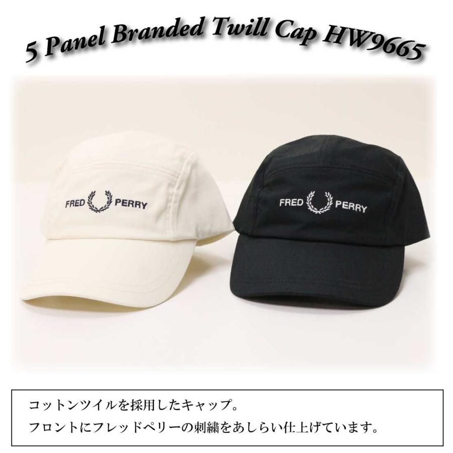 FRED PERRY（フレッドペリー） 帽子 キャップ HW9665 5 Panel Branded 