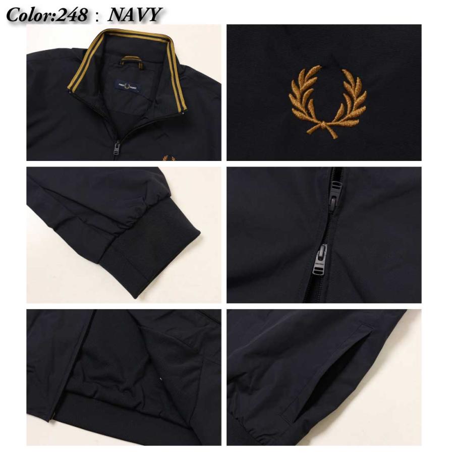 FRED PERRY ブルゾン スイングトップ 金刺繍 ゴールドジップ FRED PERRY（フレッドペリー） ブルゾン スウィングトップ メンズ