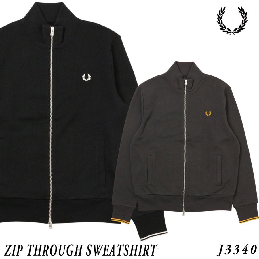 FRED PERRY（フレッドペリー） 長袖 ジップアップ スウェット J3340 