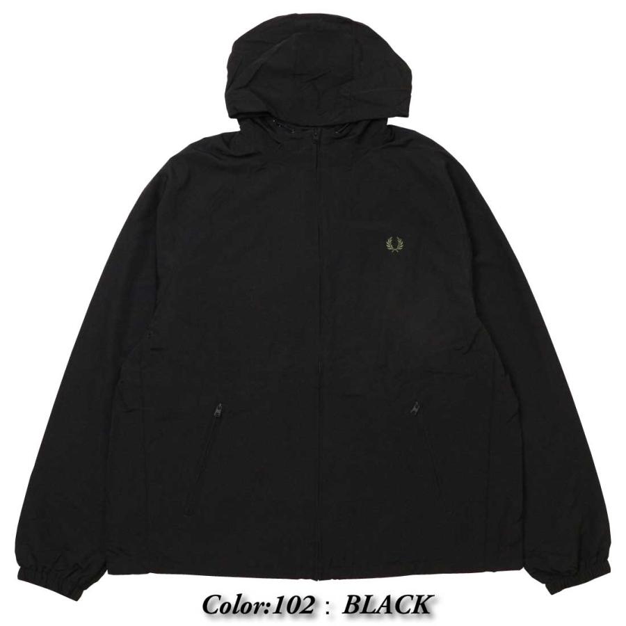 FRED PERRY（フレッドペリー） ナイロン ジップ パーカー Hooded Shell
