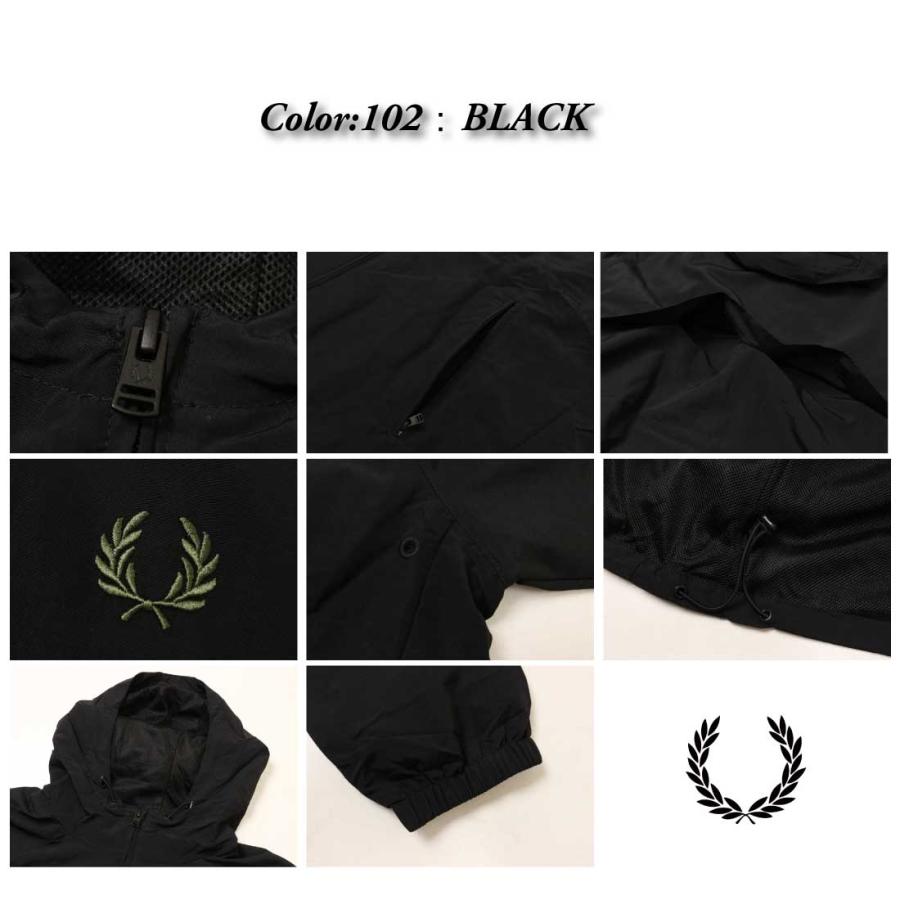 FRED PERRY（フレッドペリー） ナイロン ジップ パーカー Hooded Shell