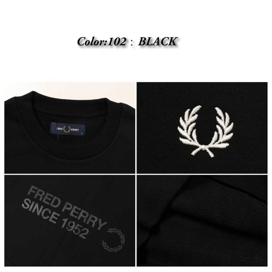 FRED PERRY（フレッドペリー） トレーナー Bold Branding Crew Neck