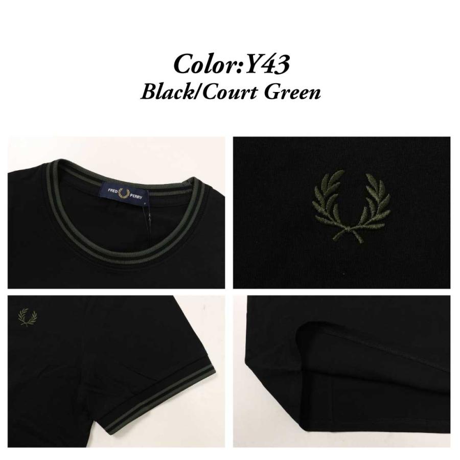 FRED PERRY（フレッドペリー） メール便発送 半袖 Tシャツ Twin Tipped