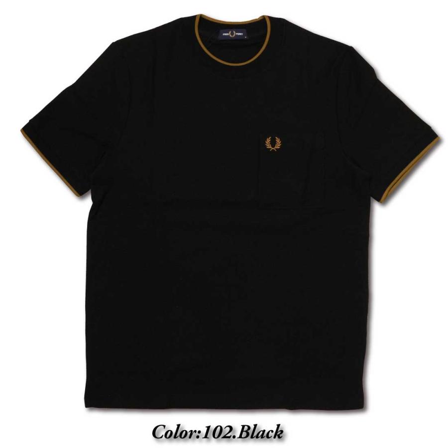FRED PERRY（フレッドペリー） 半袖 Tシャツ Pocket Detail Pique T