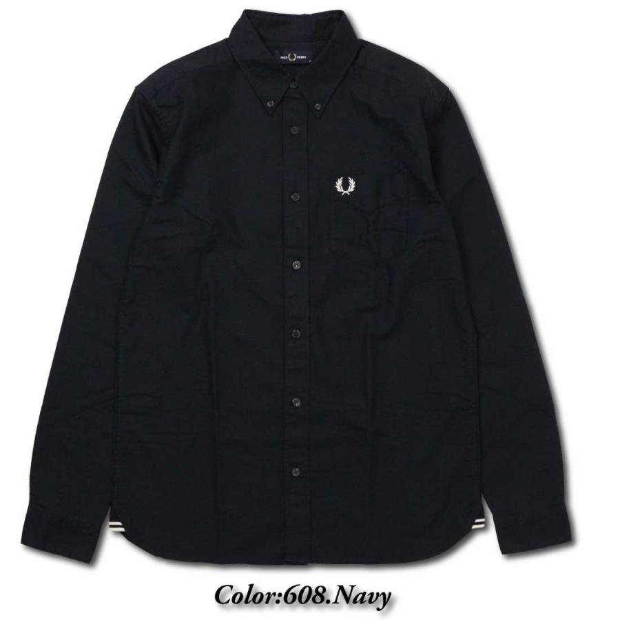 【24時間以内　匿名発送】フレッドペリー　長袖ポロシャツ　M5516 黒　M FRED PERRY（フレッドペリー） シャツ 長袖 メンズ オックスフォード