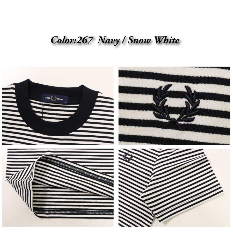 FRED PERRY（フレッドペリー） 半袖 Tシャツ Fine Stripe T-Shirt
