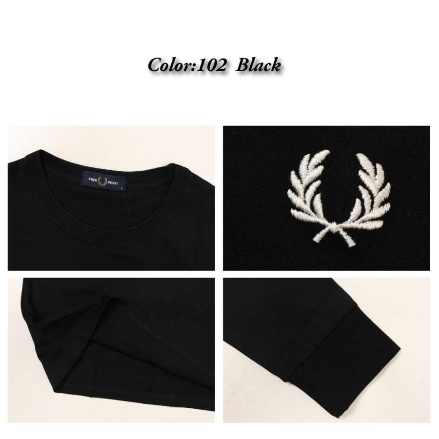 FRED PERRY フレッドペリー 長袖 Tシャツ Long Sleeve Crew Neck FRED PERRY フレッドペリー 長袖 Tシャツ Long Sleeve Crew Neck