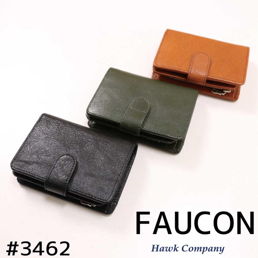 HawkCompany FAUCON 財布 3462 二つ折り コンパクト 財布 ケース カードケース プレゼント Hawk Company（ホークカンパニー） HawkCompany FAUCON 財布 3462 二