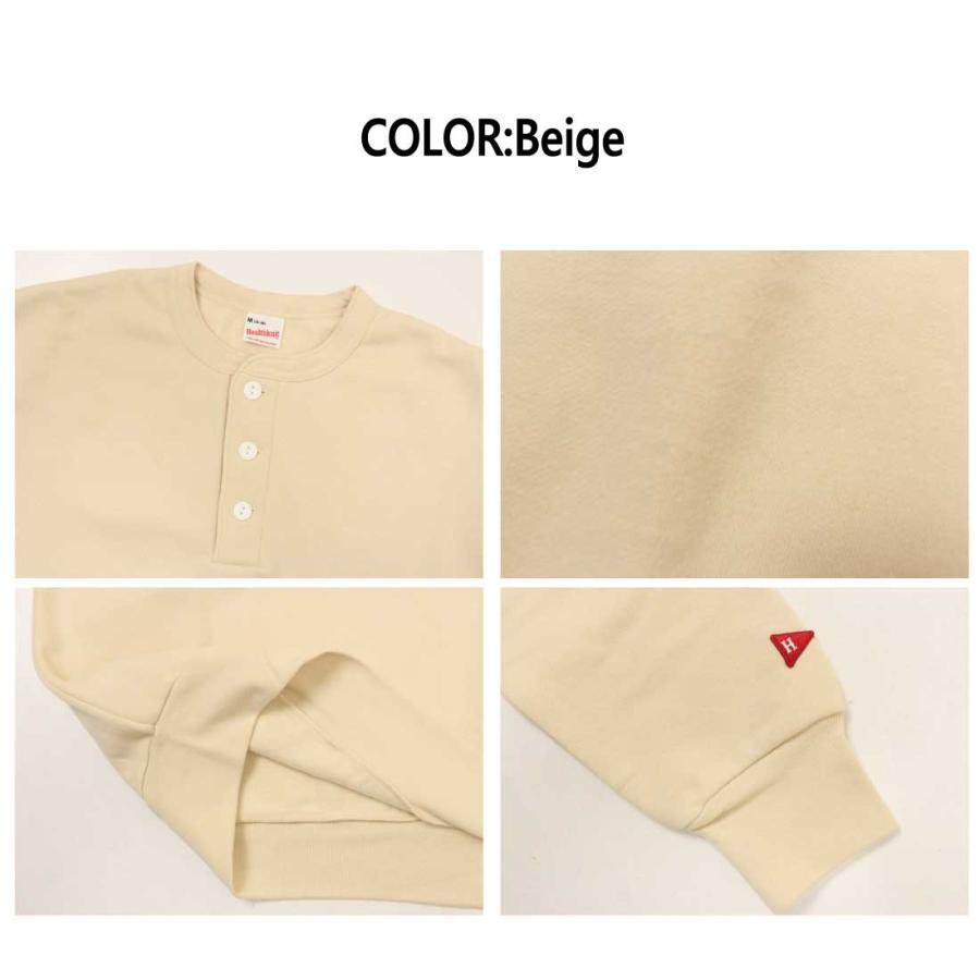 Healthknit（ヘルスニット） ヘンリーネック 長袖 スウェット