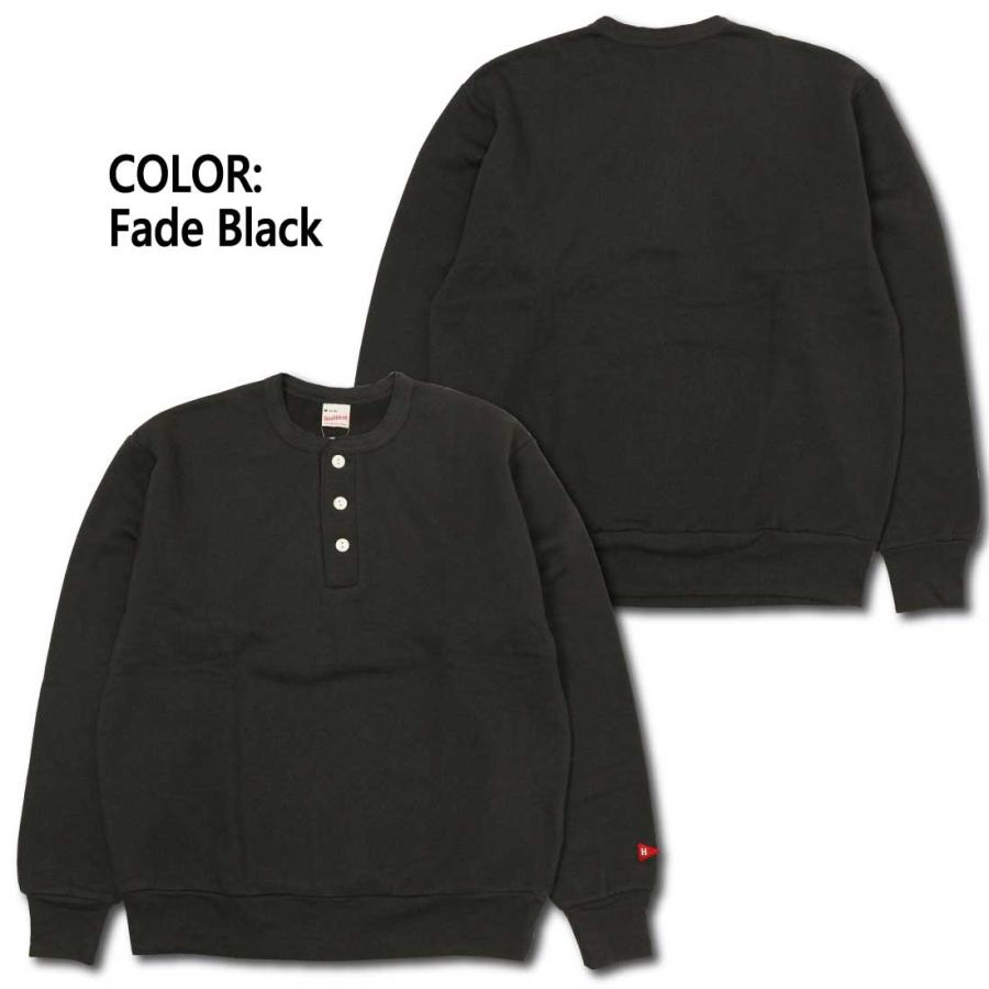 Healthknit（ヘルスニット） ヘンリーネック 長袖 スウェット