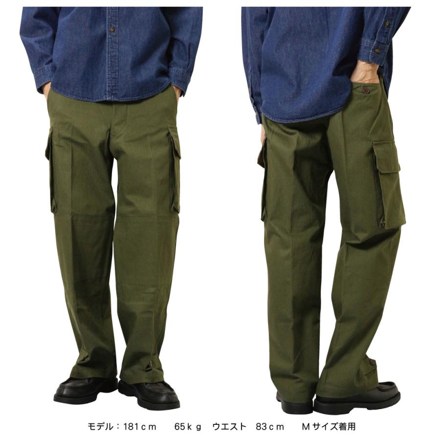 HOUSTON m-47 カーゴパンツ ヒューストン M-47 フランス軍 HOUSTON m-47 カーゴパンツ ヒューストン M-47 フランス軍