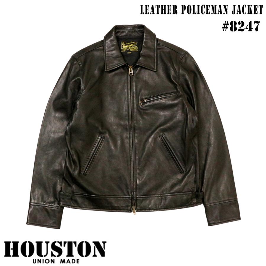 HOUSTON ヒューストン アウター LEATHER POLICEMAN JACKET レザー