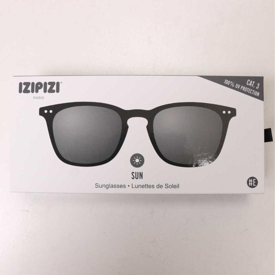 IZIPIZI SUN #E サングラス ブラック　グレー IZIPIZI（イジピジ） SUN #E ウェリントン サングラス THE TRAPEZE