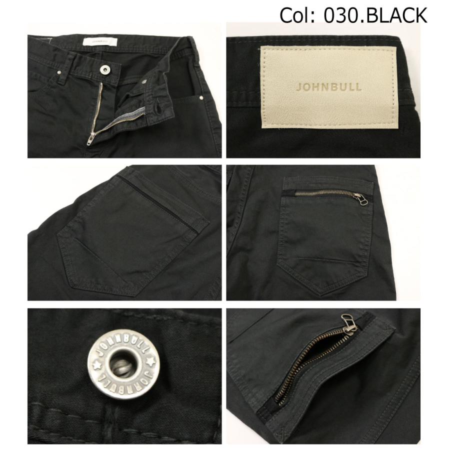 Johnbull JOHNBULL ジョンブル カラーパンツ 21582 ワンサイド ジップ