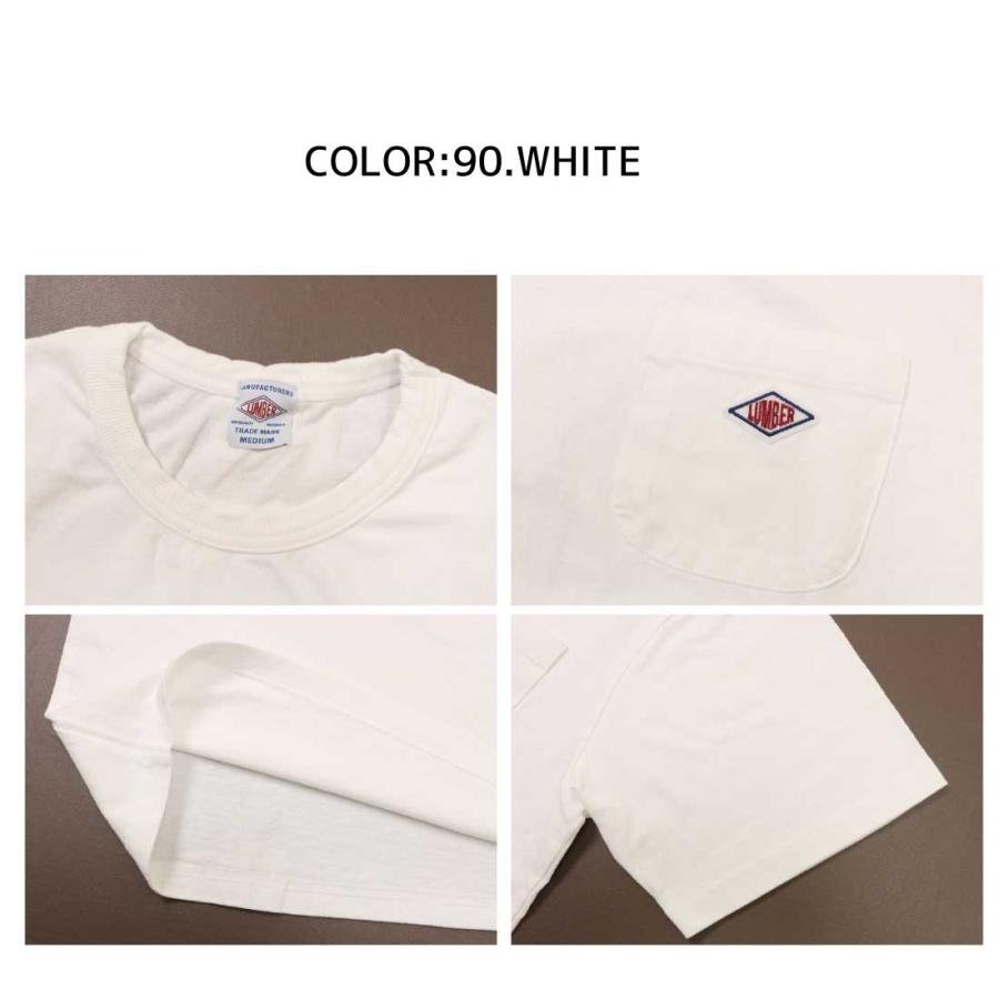 メール便 発送 LUMBER ランバー 半袖 Tシャツ POCKET EMBLEM T-SHIRTS