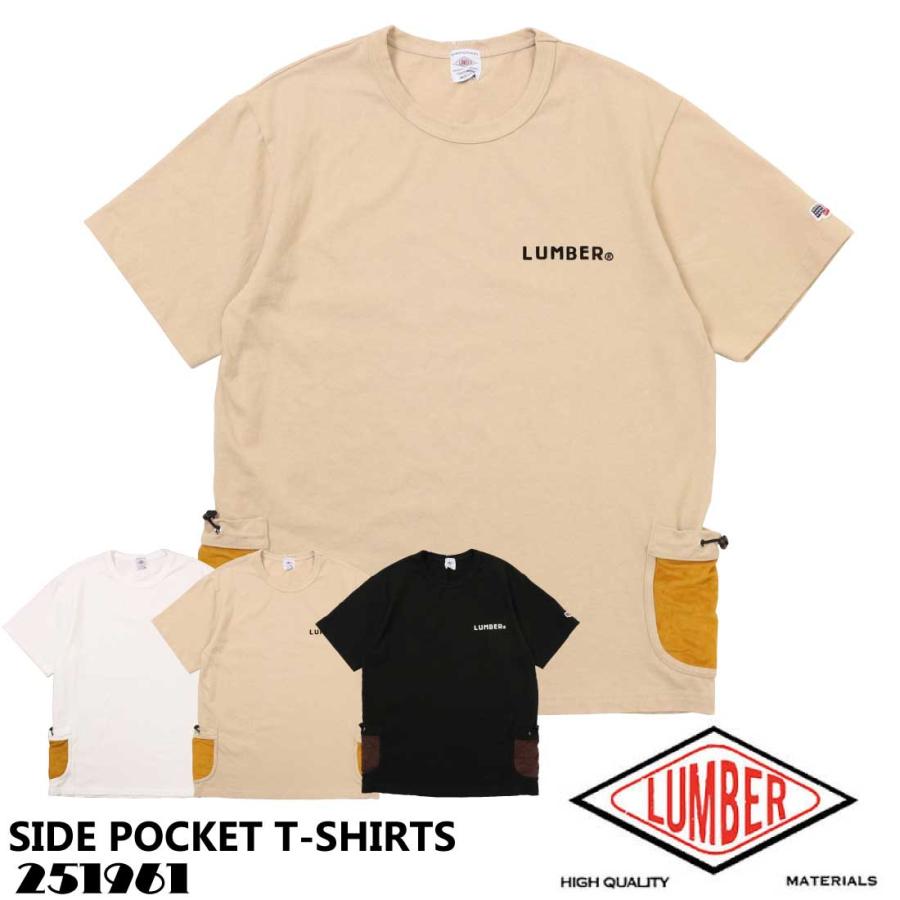 LUMBER ランバー 半袖 Tシャツ SIDE POCKET T-SHIRTS サイドポケット
