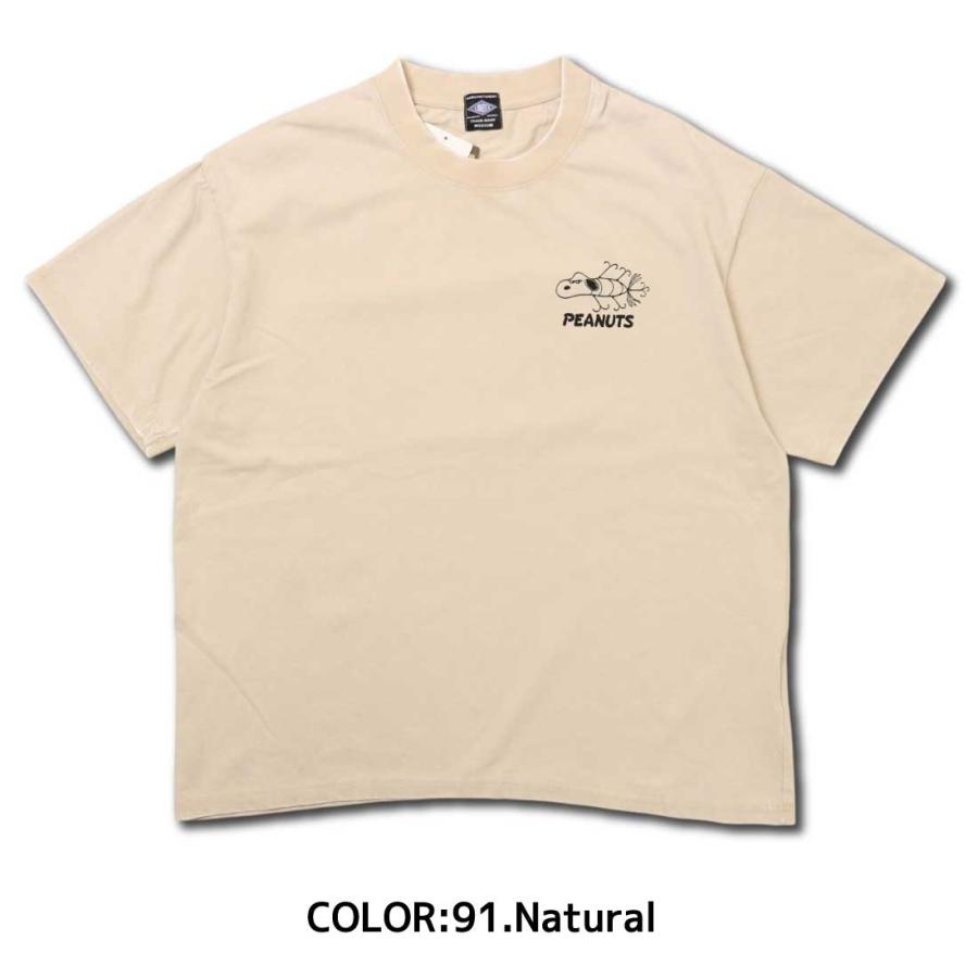 メール便発送 LUMBER ランバー 半袖 Tシャツ SNOOPY PRINT T-SHIRT