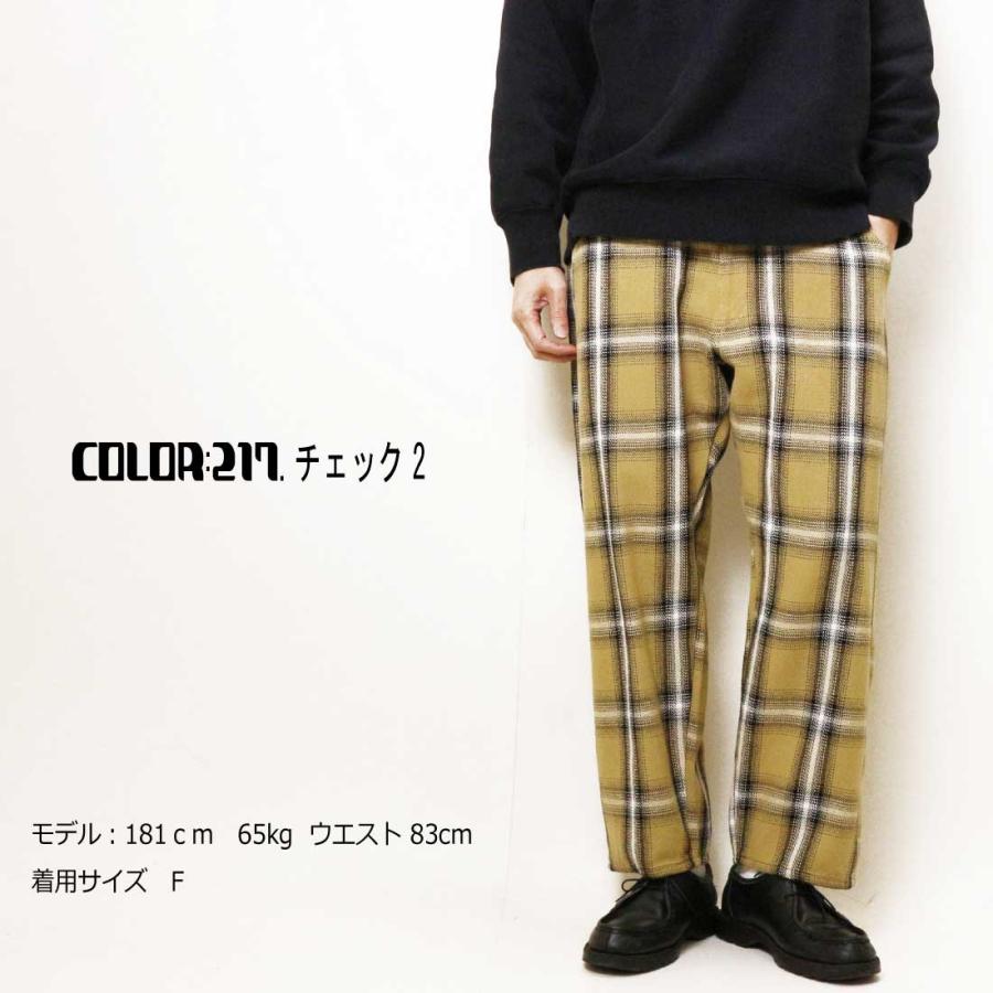 Liilu チェックパンツ　2y 23ss Liilu Lilo pants刺繍チェックパンツ2Y