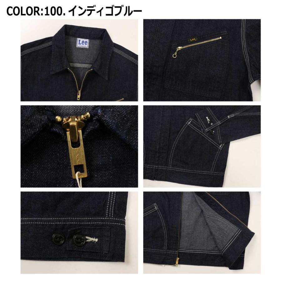 Lee LEE リー LM7238 デニムジャケット 91B ZIP-UPブルゾン Lee LEE リー LM7238 デニムジャケット 91B ZIP-UPブルゾン