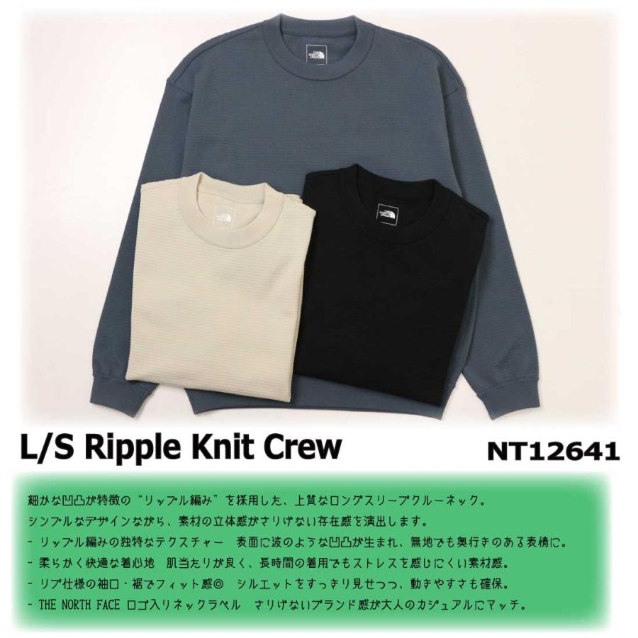 THE NORTH FACE（ザ ノースフェイス） 長袖 ニット NT12641 L/S Ripple