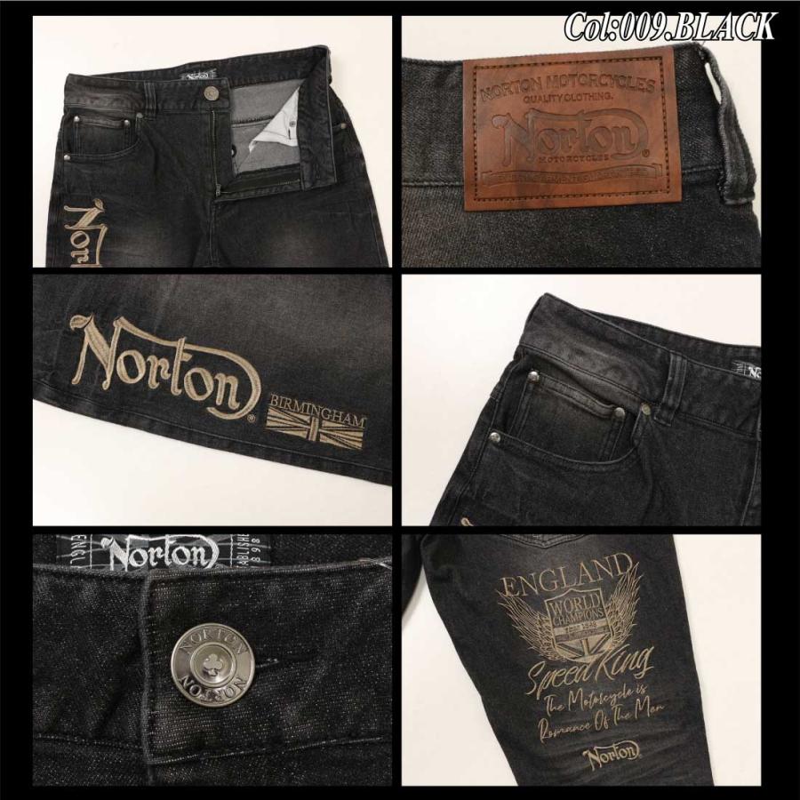 【極美品】Norton フードライナー 中綿デニムベスト 刺繍ロゴ デカロゴ 極美品】Norton ノートン デニムシャツ 七分袖 刺繍 Mサイズ バイク