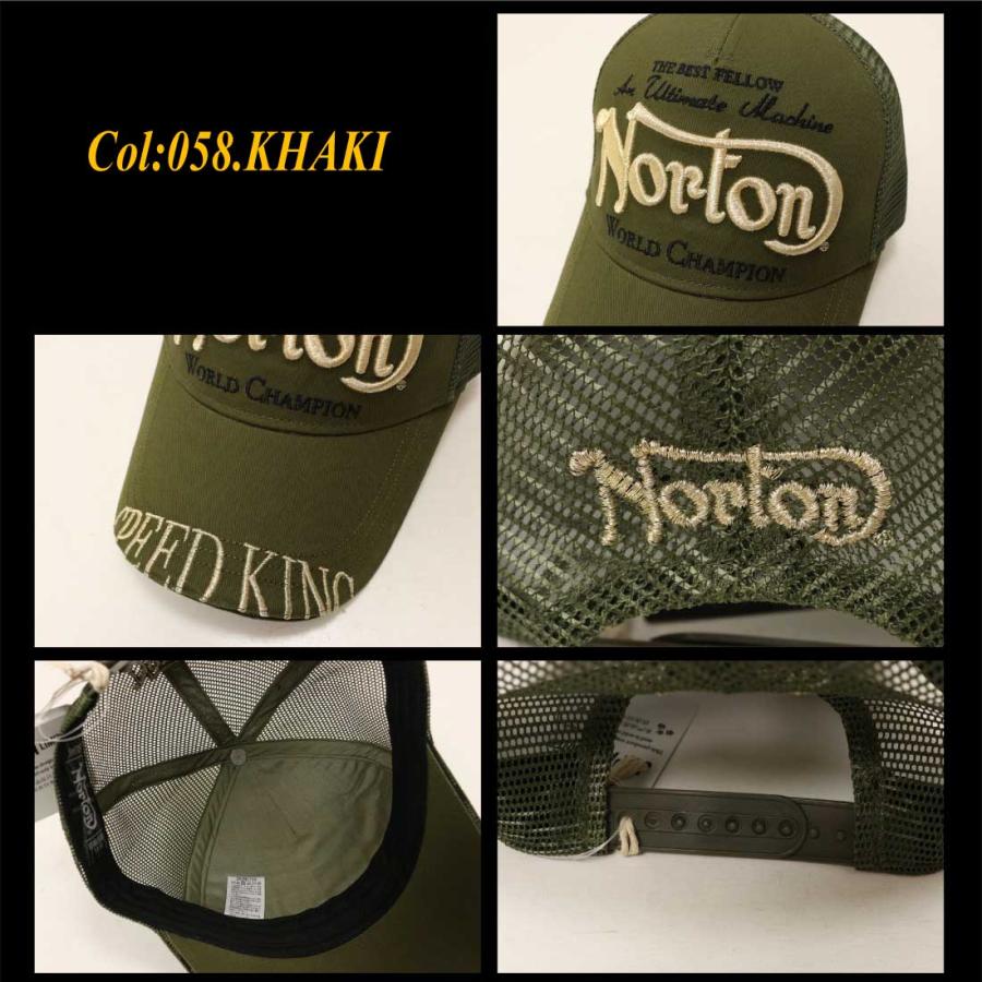 ノートン Norton 服 帽子 キャップ 252N8704B ゴールド 刺繍