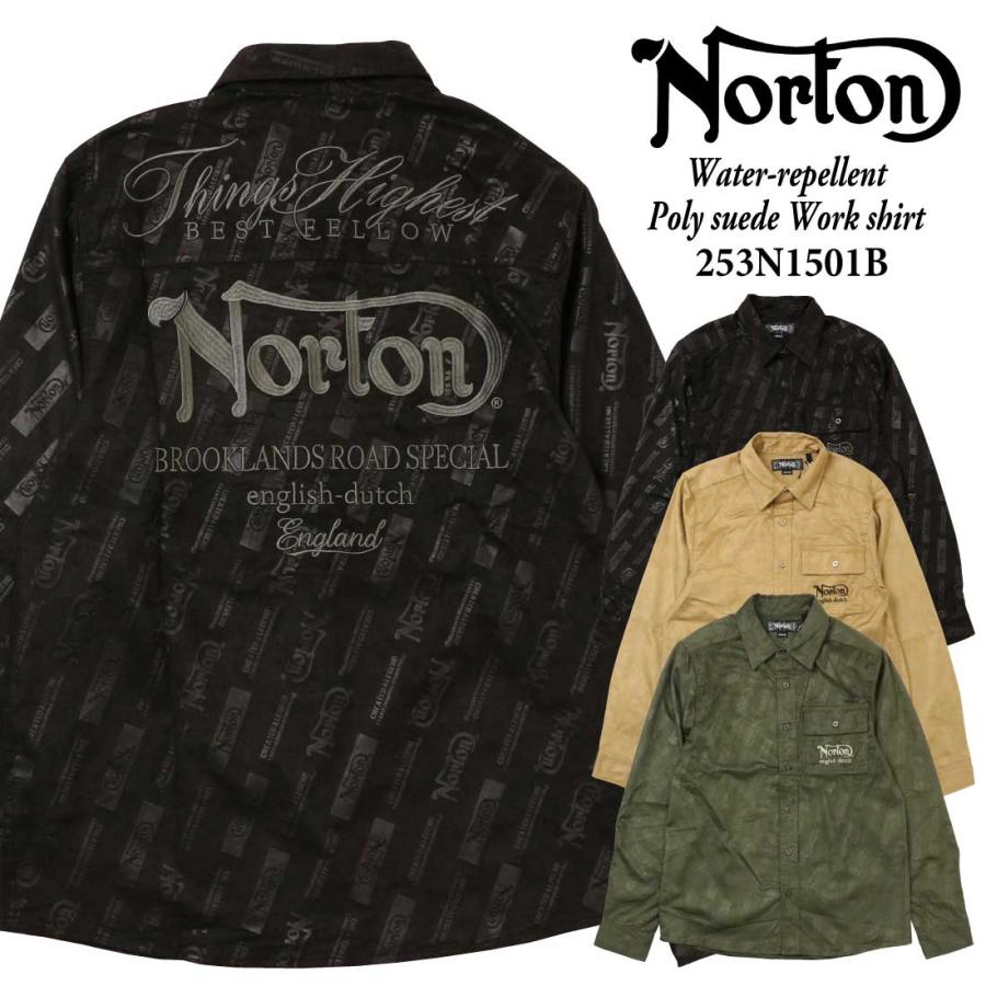 ノートン（NORTON） 服 長袖 シャツ 253N1501B 撥水 ポリスウェード