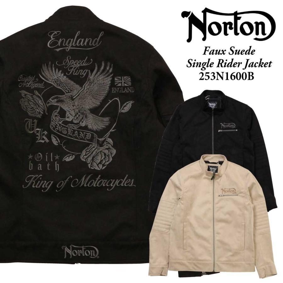 ノートン（NORTON） 服 アウター ライダースジャケット フェイク