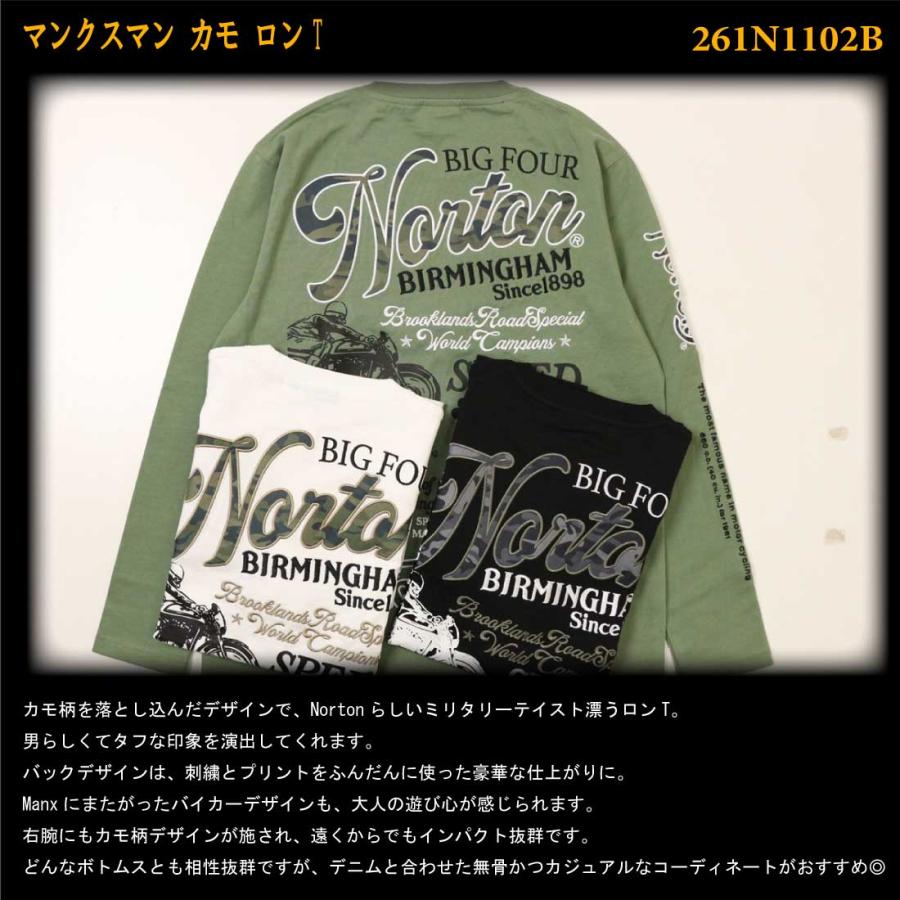 ノートン（NORTON） 服 長袖 Tシャツ カットソー 261n1102B マンクス