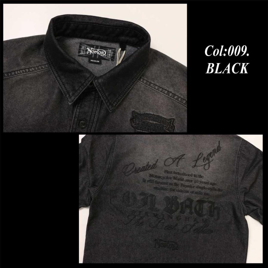 ノートン（NORTON） 服 長袖 シャツ 261n1500B フロント エンブレム