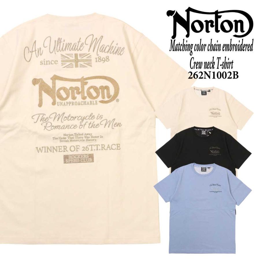 【正規品】新品タグ付き インポートSサイズ ブルーノ 19/20 ユニフォーム ノートン（NORTON） 服 半袖 Tシャツ 262N1002B 同色 チェーン 刺繍