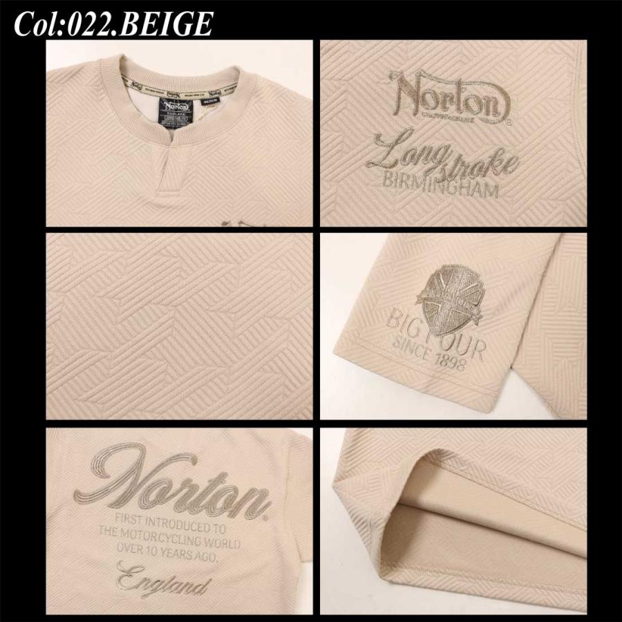 Norton ベーシック チェーン 刺繍 トレーナー