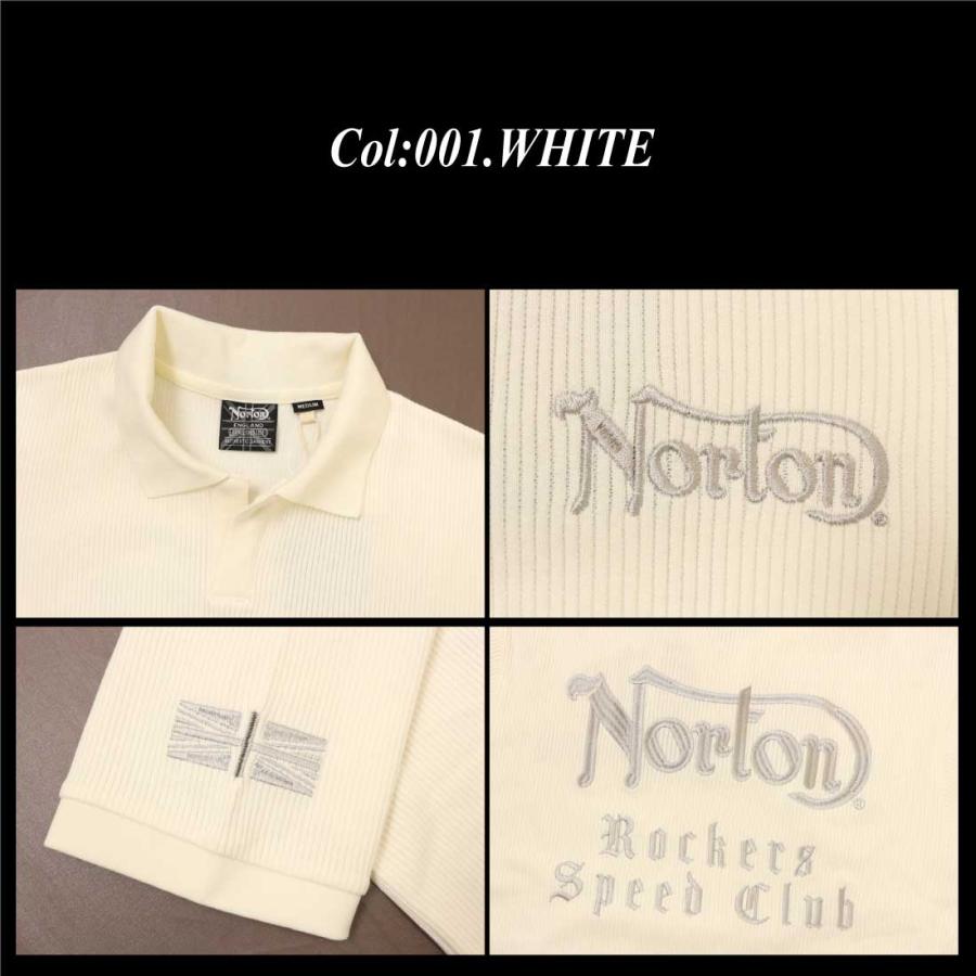 ノートン（NORTON） 服 半袖 ポロシャツ 262N1203B リブ スキッパー