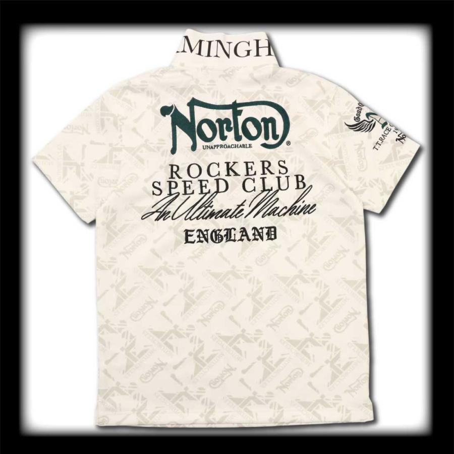 ノートン（NORTON） 服 半袖 ポロシャツ 262N1204B カラーポイント総柄