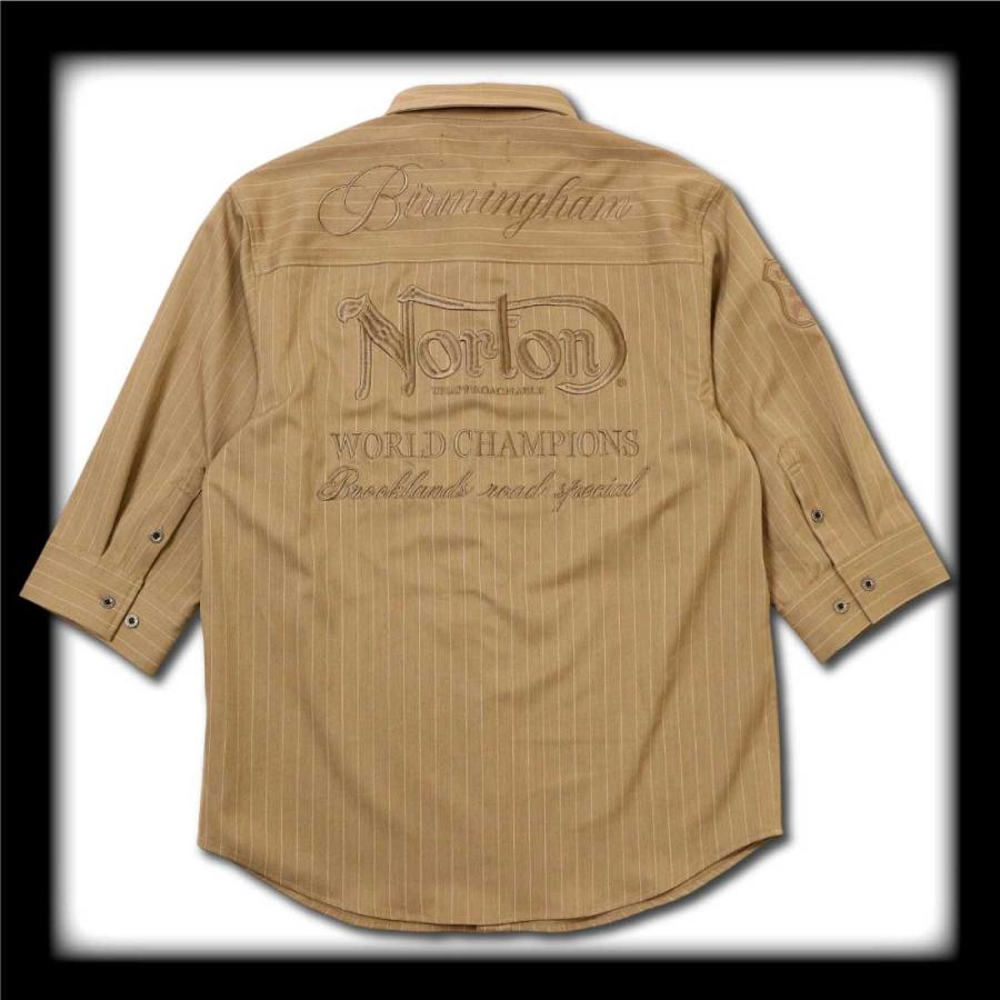ノートン（NORTON） 服 7分袖 シャツ 262N1500B ストレッチ ピン