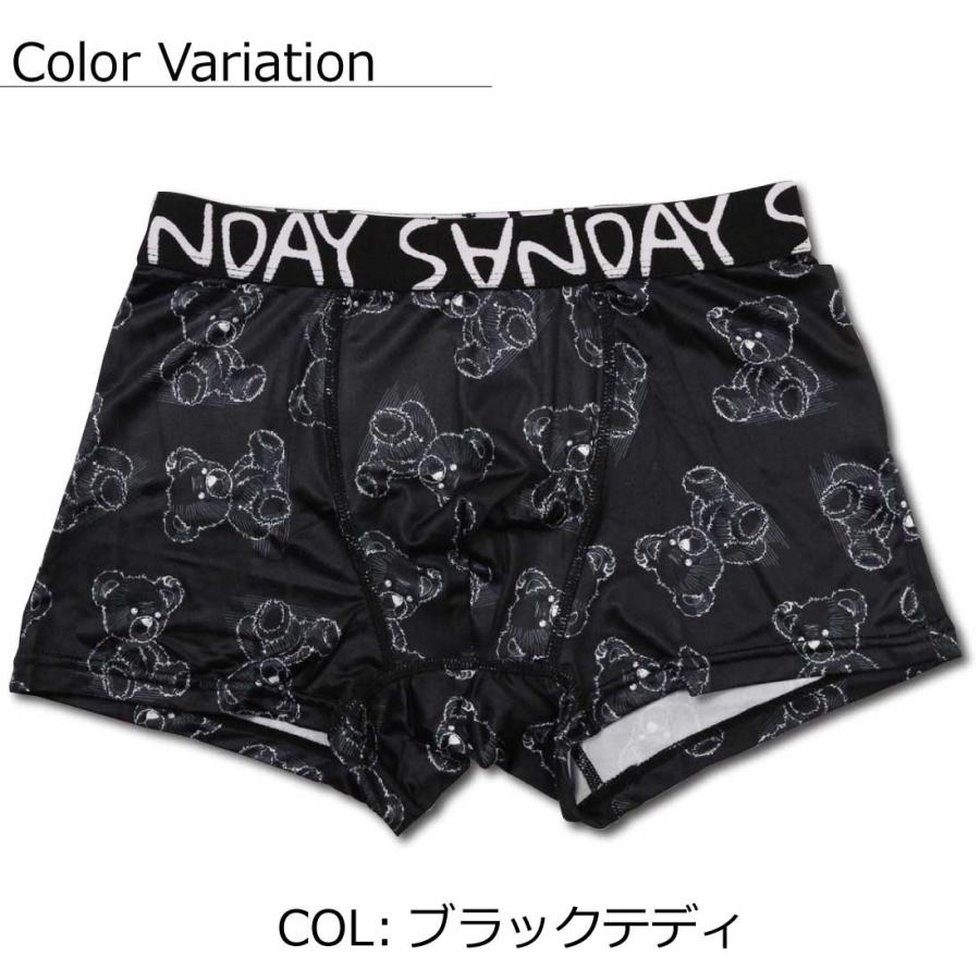 EGDE インナー　メッシュボクサー　ふんどし　ショーツ S 黒 SANDAY サンデイ ボクサーパンツ 下着 SD-35 インナーパンツ ボクサー