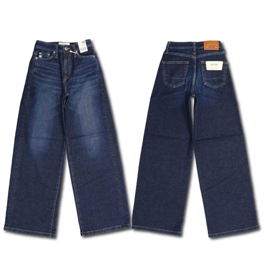 SOLNI ワイドシルエットデニムパンツ SOMETHING サムシング LISA ワイド SEA58 ジーンズ デニム