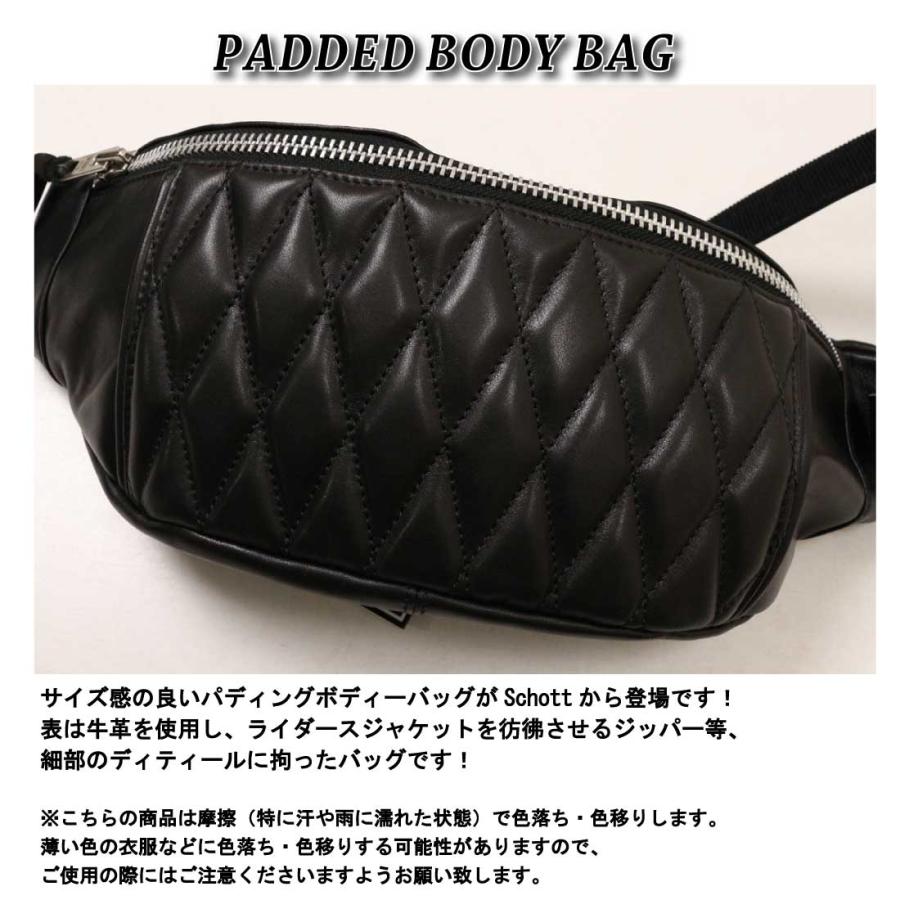 Schott N.Y.C（ショット） Schott バッグ 鞄 パディング ボディバッグ