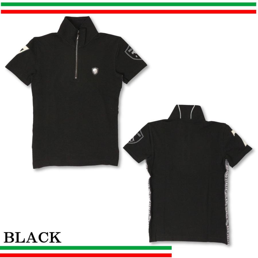 Viola ヴィオラ 半袖 ポロシャツ P ハーフジップ 白 黒 メンズ M L Xl トップス キレイめ Vl P Jeans藍や 通販 Yahoo ショッピング