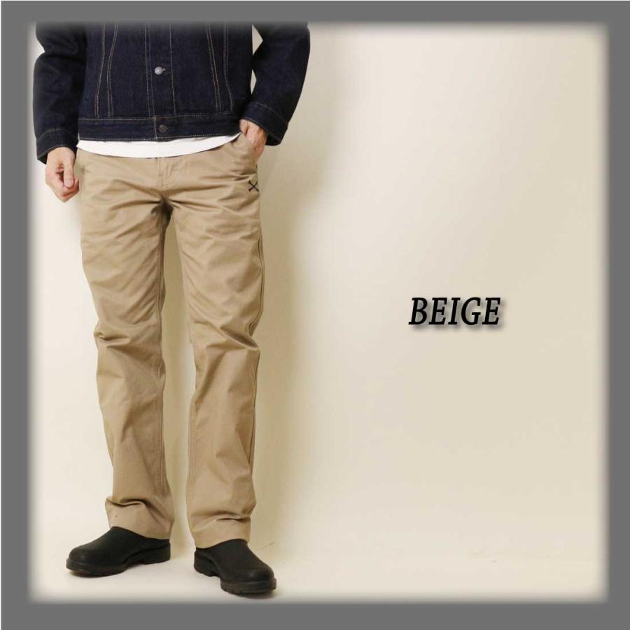 VANSON（バンソン） チノパン NVBL-101 クロスボーン バイカー