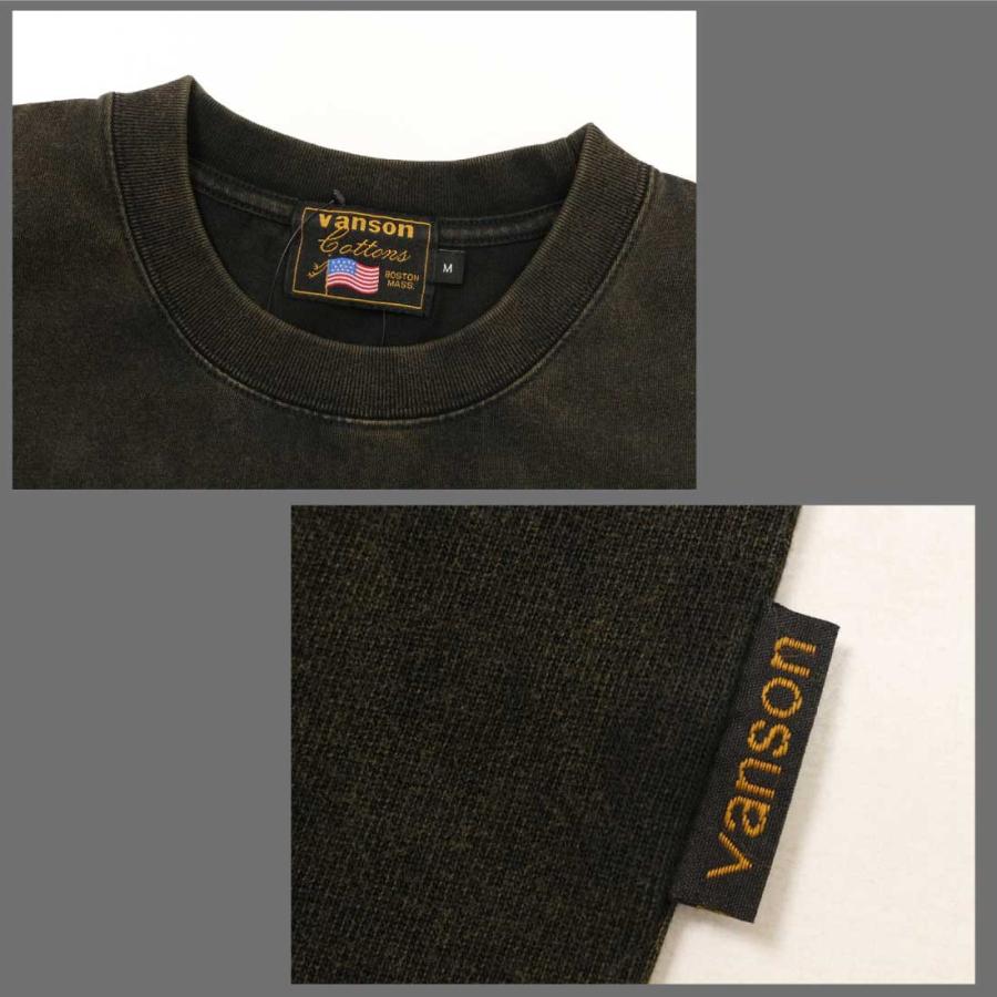 VANSON（バンソン） 半袖 Tシャツ NVST-2513 フロスト加工 S/S Tシャツ