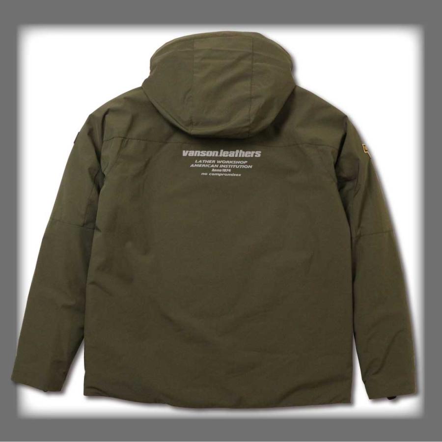 vanson オリーブグリーン色バイクジャケット VANSON（バンソン） パーカー バイクジャケット アウター SVS2506W