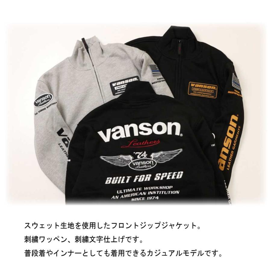 VANSON（バンソン） スウェット ジャケット アウター SVS2507W