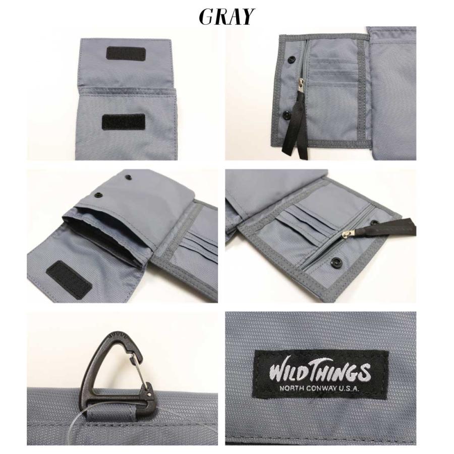 メール便発送 WILD THINGS ワイルドシングス 撥水加工ナイロン ポーチ ウォレット 0571001 防水 軽量 コンパクト アウトドア レジャー 財布｜jeansaiya-a｜07