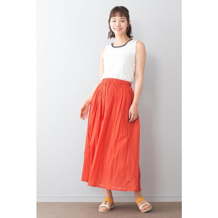 フォートポイント Fort Point インド綿無地マキシスカート ジーンズメイト 通販 Paypayモール