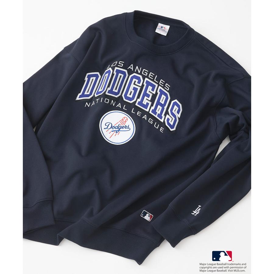 MLB レトロロゴ 裏起毛 スウェット ユニセックス 男女兼用 ドジャース