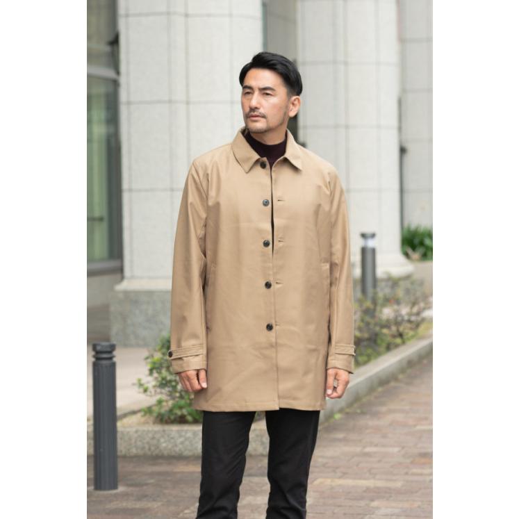 ちょっとし ステンカラーコート アウター カジュアル ビジネス ブラック ベージュ ジーンズメイト 通販 Paypayモール メンズ 撥水 透湿 防風 ステンカラーコート ブルースタンダード Bluestandard 40代 ーンでも