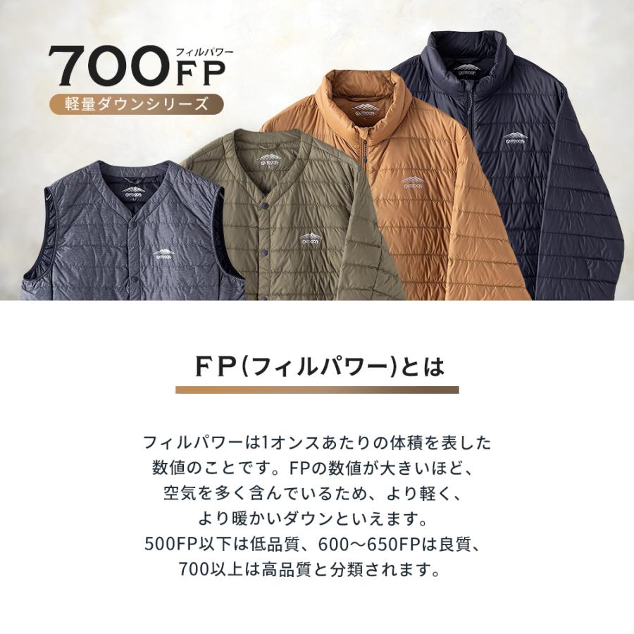 OUTDOOR PRODUCTS インナーダウン アウトドア プロダクツ 透湿 OUTDOOR PRODUCTS インナーダウン アウトドア プロダクツ 透湿
