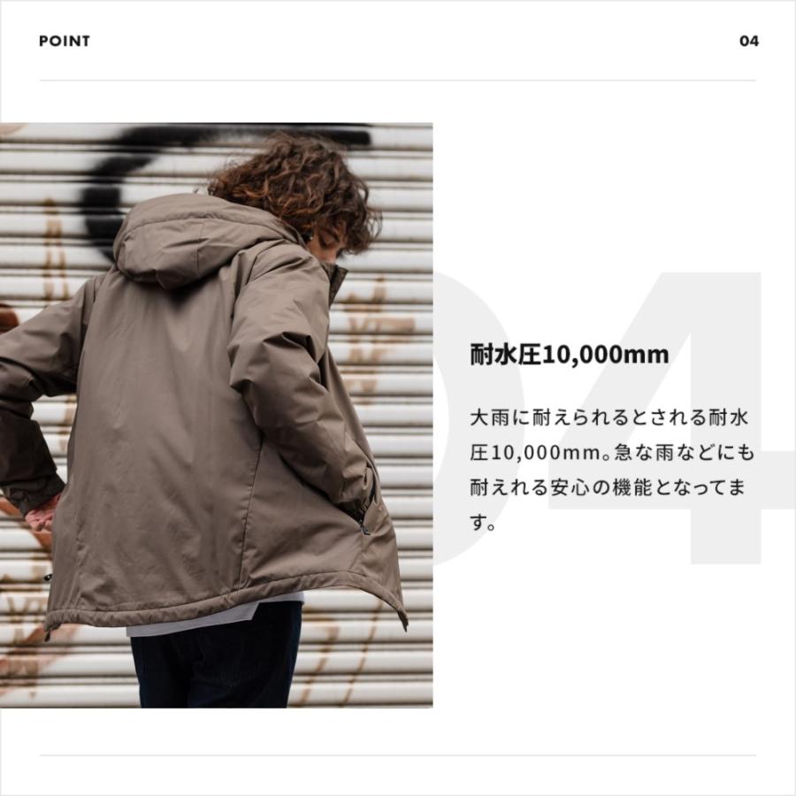 GORE-TEX フード付きアウトドアジャケット OUTDOOR PRODUCTS（アウトドアプロダクツ） 中綿 ライトウェイト