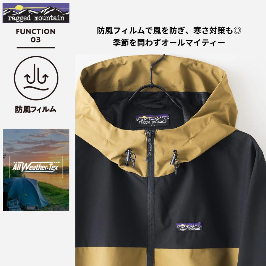 ragged mountain 全天候対応型 オールウェザー マウンテンパーカー 